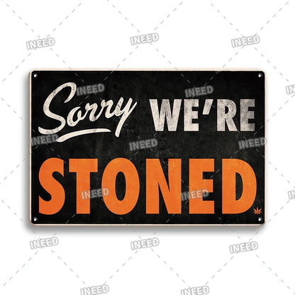 Funny Metal Signs Vintage Garage Wall Art Man Cave Retro Home Decor 8x12in 1