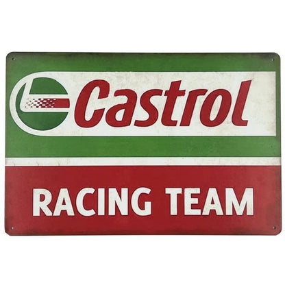 Vintage Racing Metal Signs Wall Decor Bars Retro Art Garage Man Cave Cafe Club 1