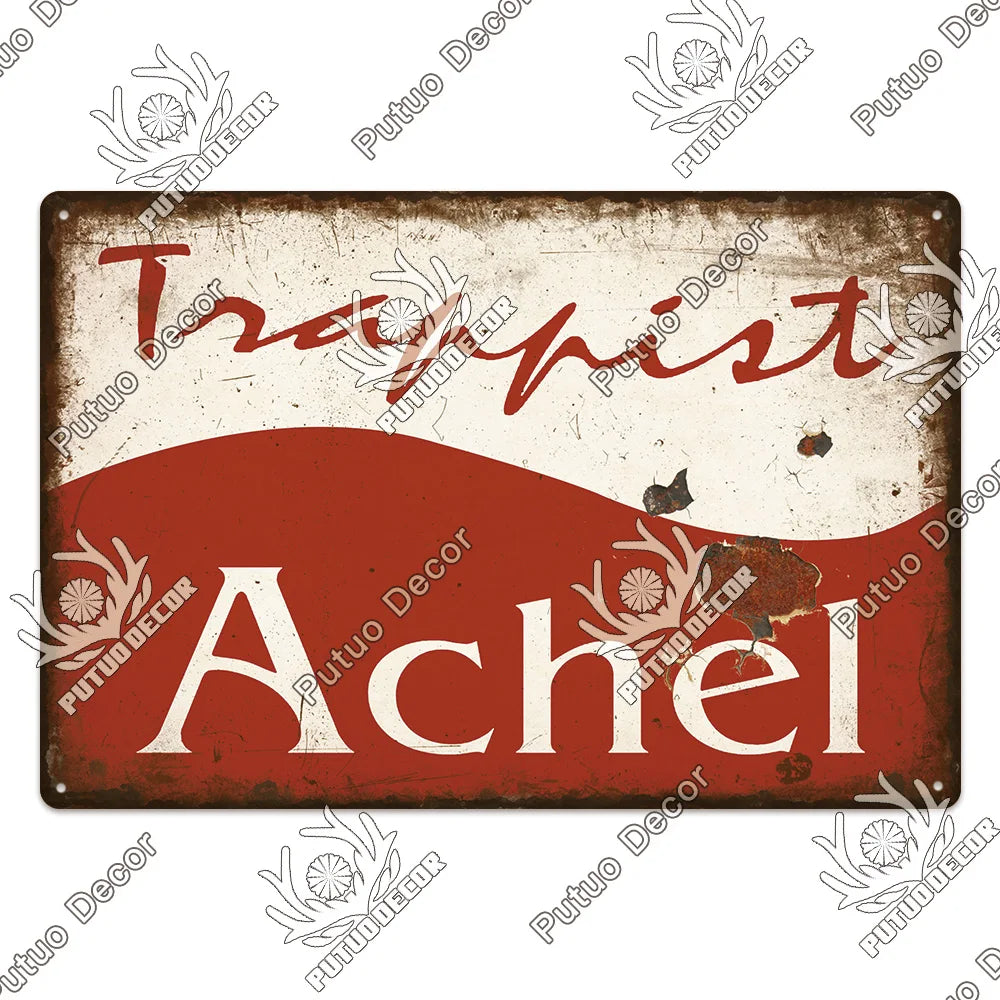 Belgian Beer Metal Signs Vintage Decorative Plaque Pub Bar Man Cave Wall Art 1