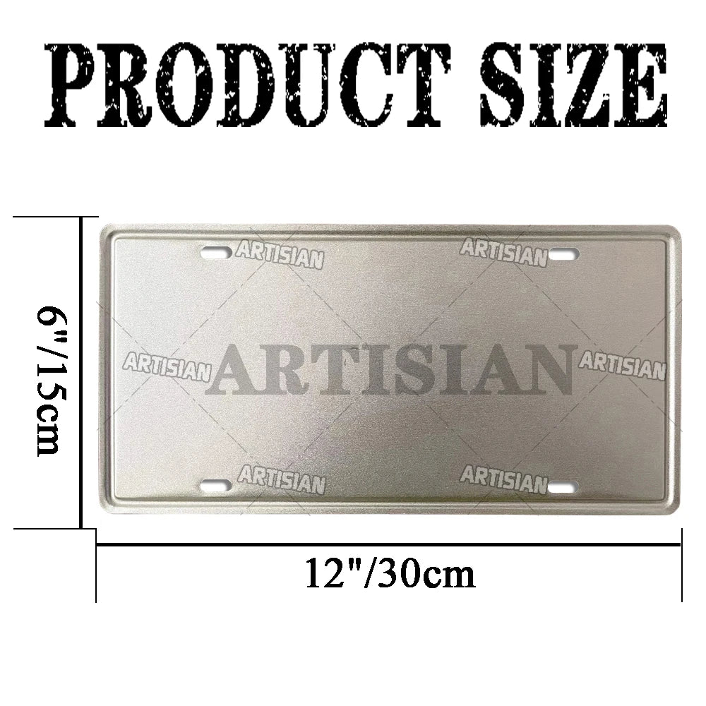Italy Metal License Plates Signs Wall Art Decor Garage Bar Pub Home Decor 2