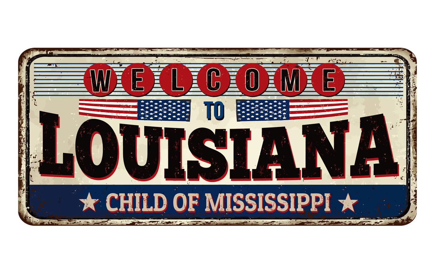 Vintage Metal State License Plate Signs Novelty Car Art Tags Home Bar Decor 1